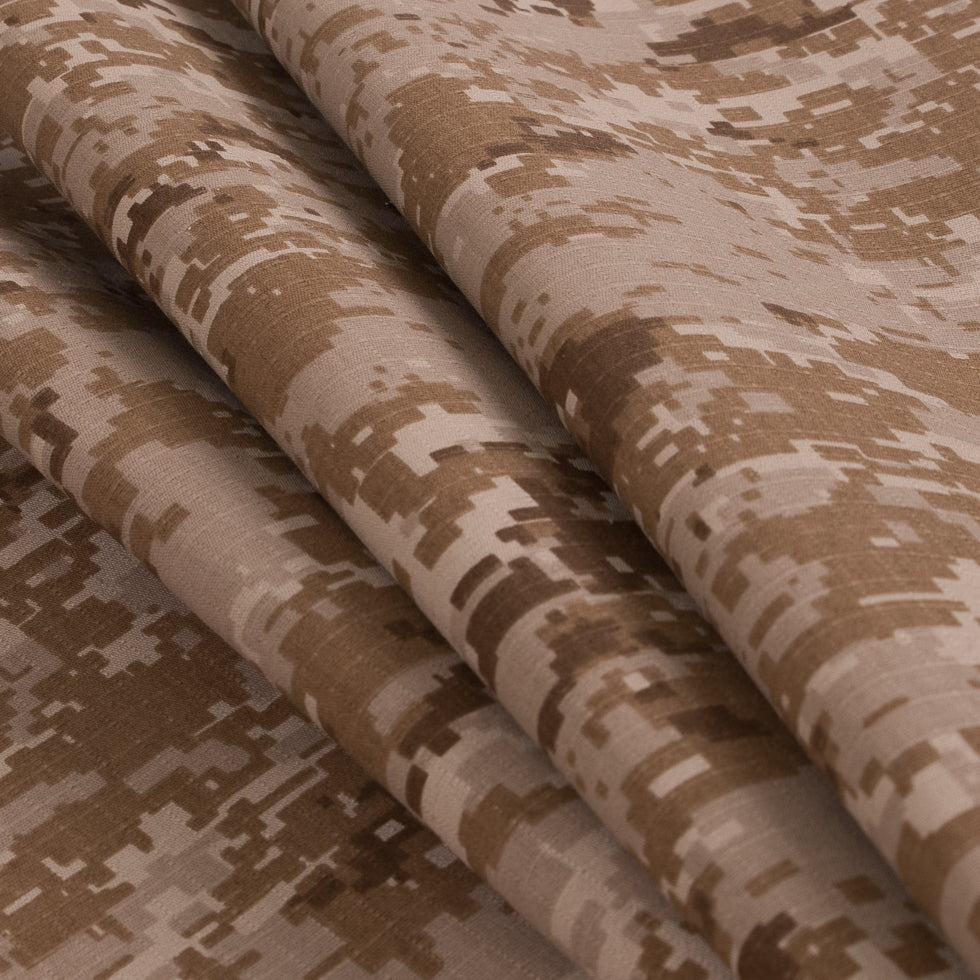 Digital Camo Cotton Ripstop - Desert Stalker Detail
