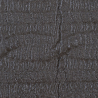 Medium Brown/Black Textural Bonded Lamb Leather and Wool Detail
