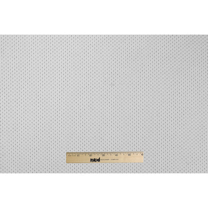 Polyester Athletic Mesh - White 100 Denier Folded