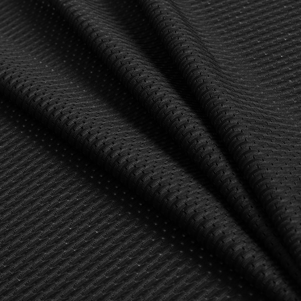 Polyester Athletic Mesh - Black 100 Denier Detail