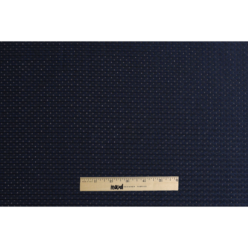 Navy Blue 100 Denier Polyester Athletic Mesh - Folded