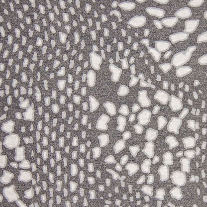 Gray/White Spotted Stretch Rayon Jersey Knit Detail