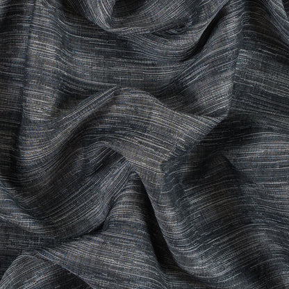 Moroccan Blue/White Striated Woven Blend