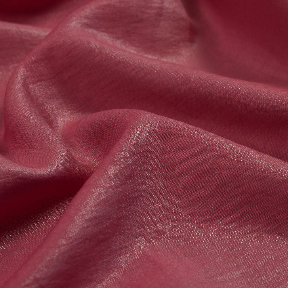 Watermelon Pink Iridescent Lame Detail
