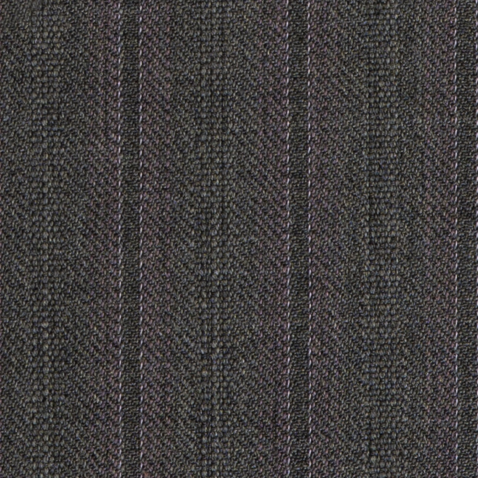 Neutral Gray/Pink Pinstriped Super 120 Wool Suiting Full