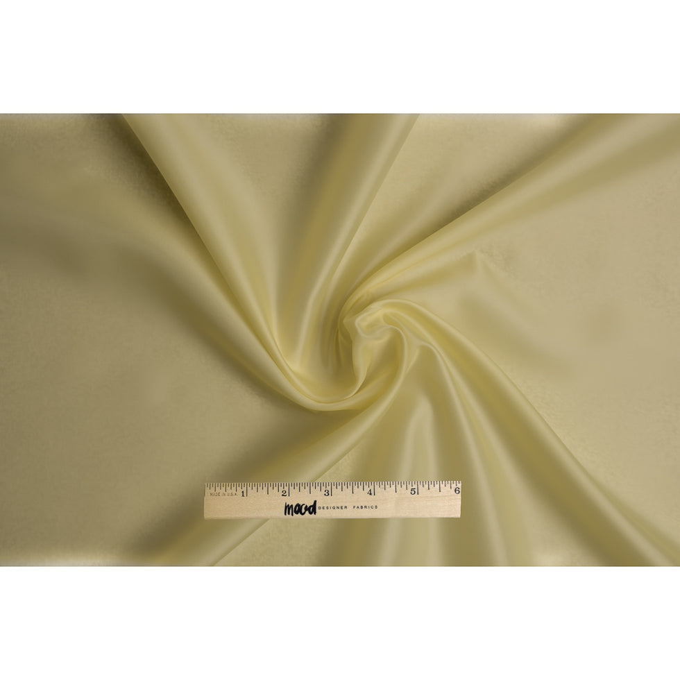Polyester Lining Fabric - Yellow - Margot Collection Folded