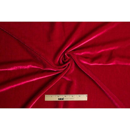Garnet Soft Rayon-Silk Velvet - Folded