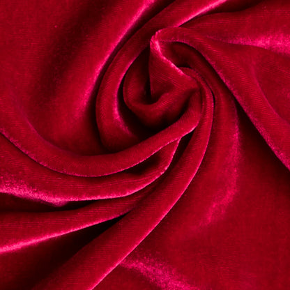 Garnet Soft Rayon-Silk Velvet - Full