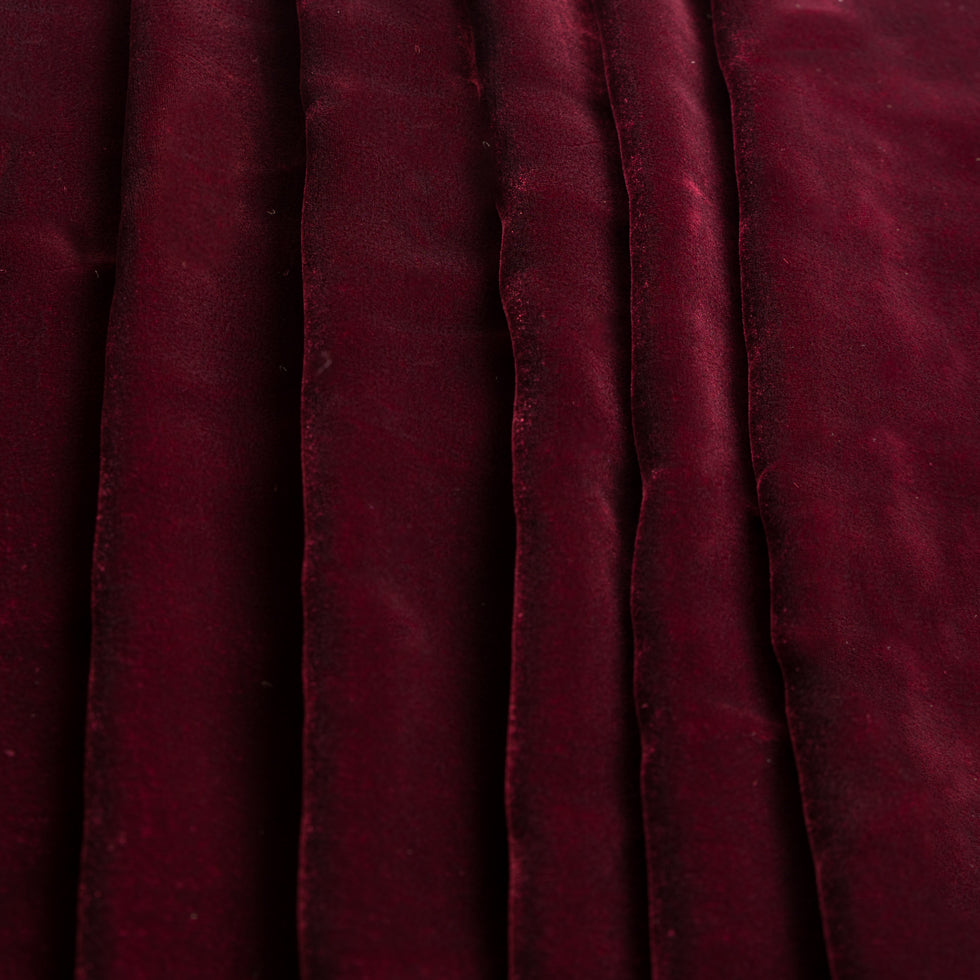 Soft Rayon-Silk Velvet - Sultan Red - Cicero Collection Detail