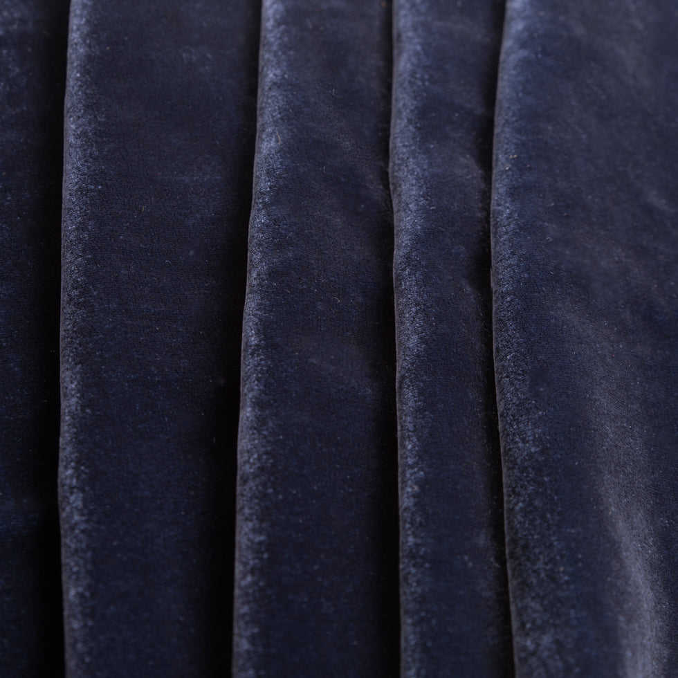 Soft Rayon-Silk Velvet - Caspian Blue - Cicero Collection Detail