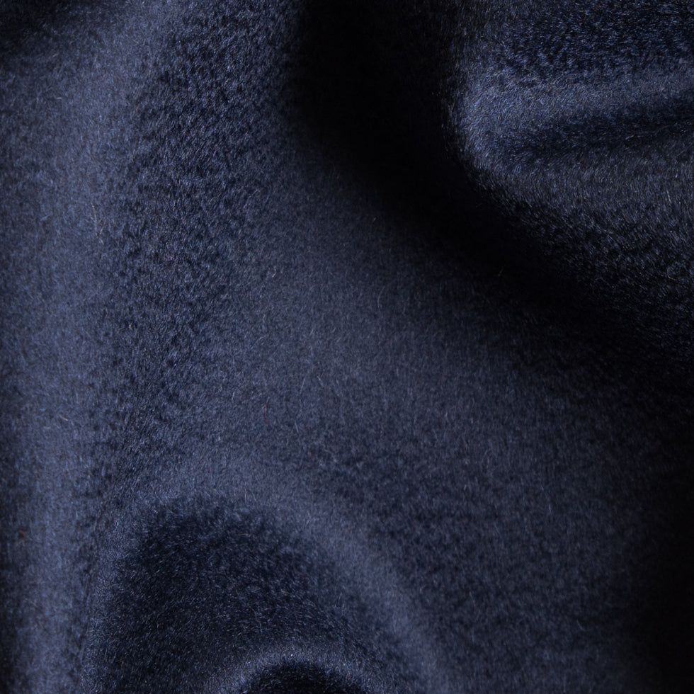 Italian Total Eclipse Blue 100% Cashmere - Full