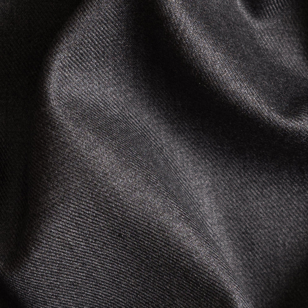 Super 160 Wool Suiting - Gray Detail
