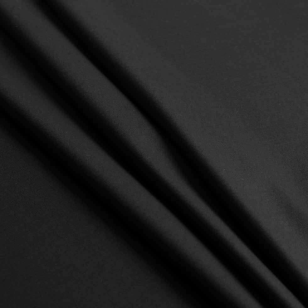 Super 160 Dark Navy Wool Suiting - Folded