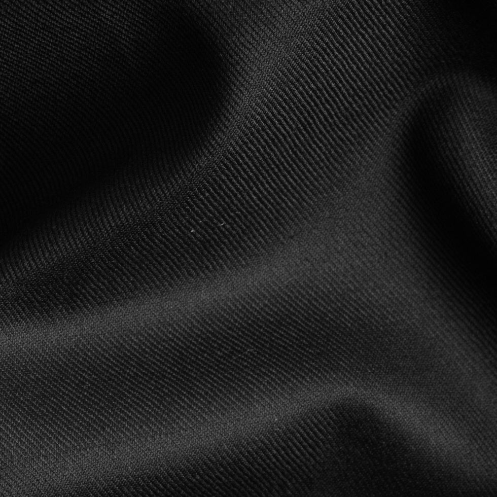 Super 160 Dark Navy Wool Suiting - Detail