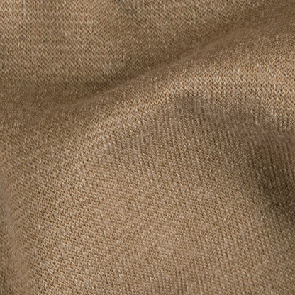 Almond Buff Cotton-Polyester Velour - Detail