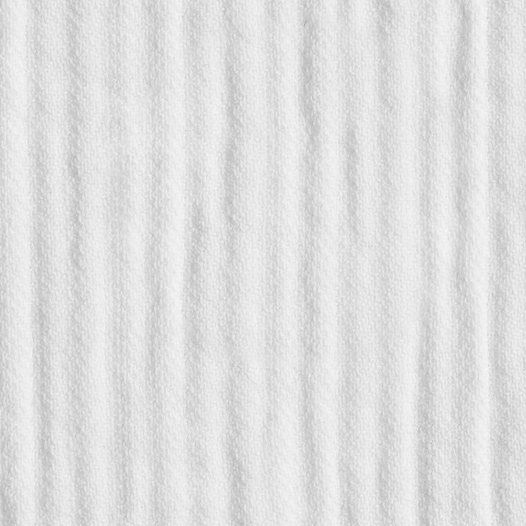 Italian White Textured Cotton-Poly Woven Detail