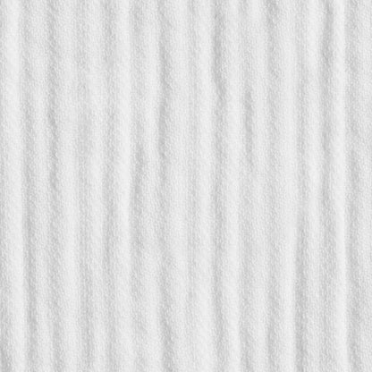 Italian White Textured Cotton-Poly Woven Detail