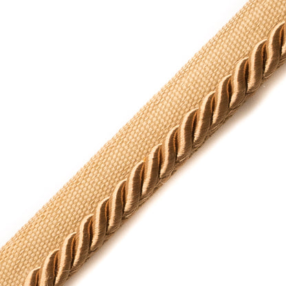 Brown Cotton Blend Twisted Cord Trim - 0.25 - Detail