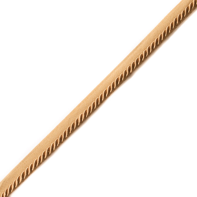 Brown Cotton Blend Twisted Cord Trim - 0.25