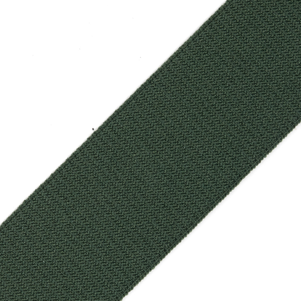Green Stretch Grosgrain Ribbon - 1 - Detail
