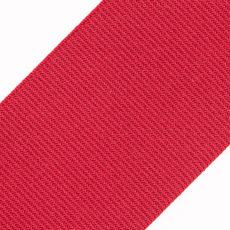Red Stretch Grosgrain - 2" Detail