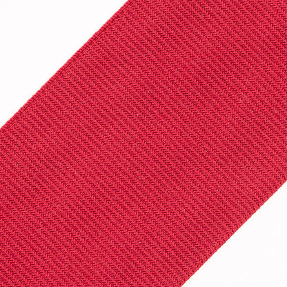 Red Stretch Grosgrain - 2" Detail