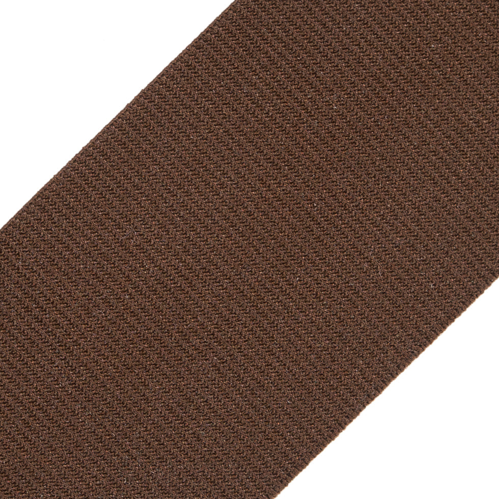 Brown Stretch Grosgrain - 2" Detail