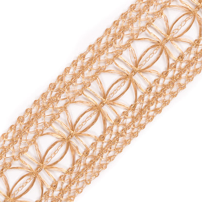 Metallic Gold Crochet Trim - 1.5" Detail