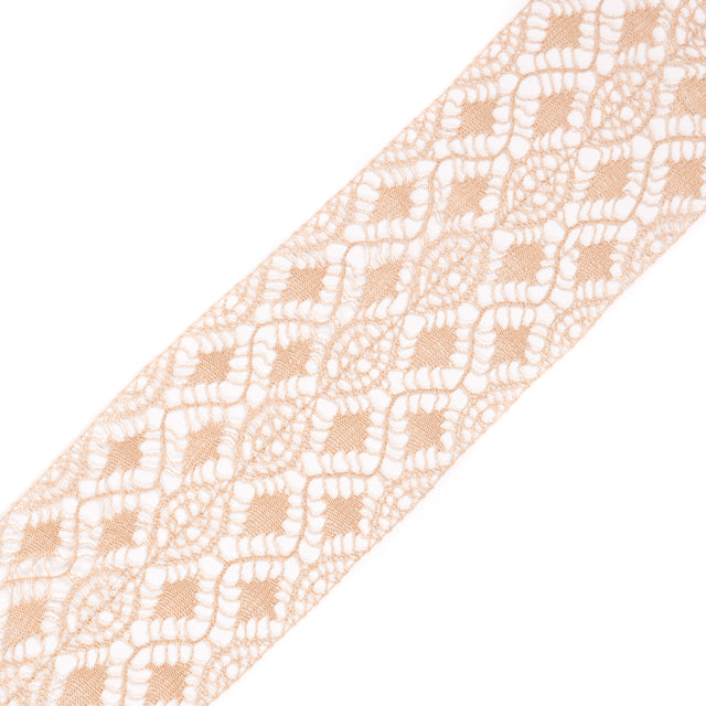 Beige Crochet Lace Trim - 3.5"