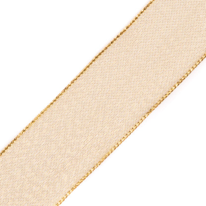 Gold Wire-Edge Ribbon - 1.5 - Detail