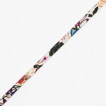 Multicolor Floral Cotton Tubing - 0.25"