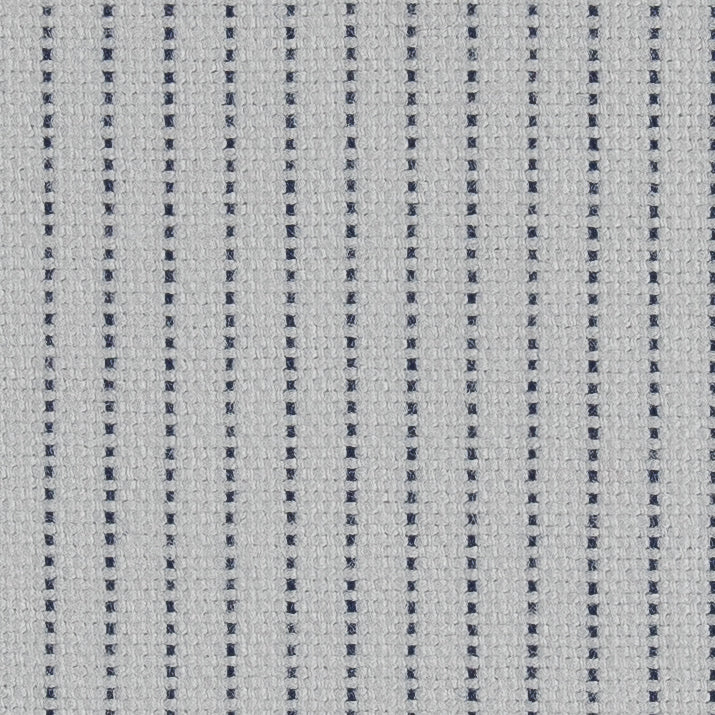 White/Black Pinstripes Cotton Shirting Detail