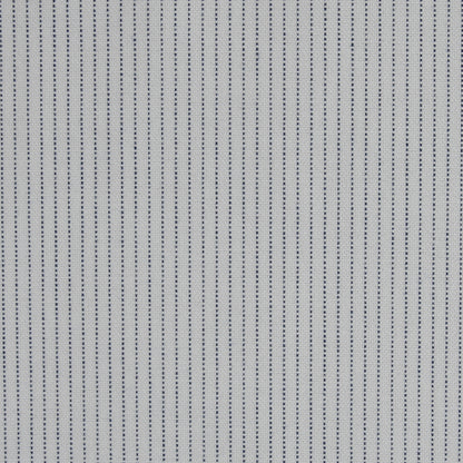 White/Black Pinstripes Cotton Shirting