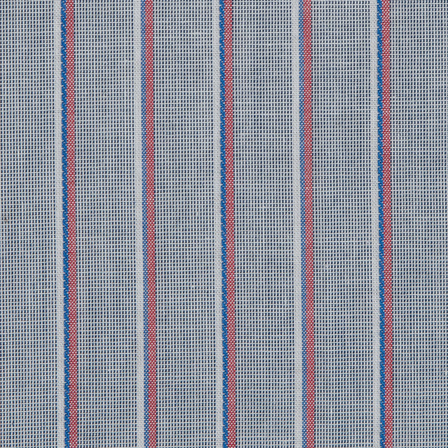 Gray Shadow Striped Cotton Shirting