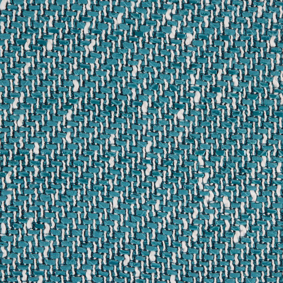 Baltic/White/Navy Blended Cotton Woven