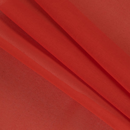 Phillip Lim Fiesta Orange Polyester Organdy-Like Woven - Folded