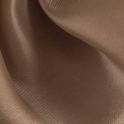 Cornstalk Beige Polyester Duchesse Satin Detail