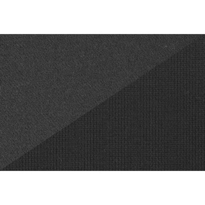 Black Double Faced Brushed Wool Suiting - Full