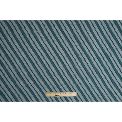 Famous NYC Designer Forest Green Diagonal Burnout Chiffon - Full