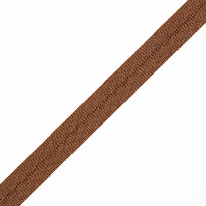 Brown Stretch Fold Over Grosgrain - 0.625