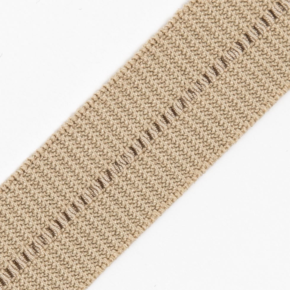 Khaki Stretch Fold Over Grosgrain - 0.625" Detail