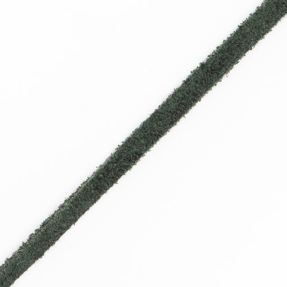 Hunter Green Suede Cord - 0.125 - Detail