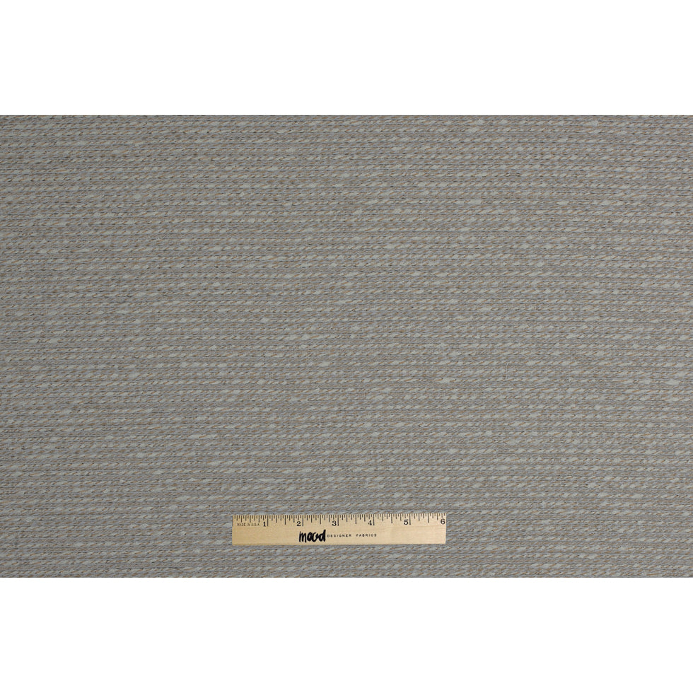 Cream/White/Beige Novelty Blended Tweed Folded