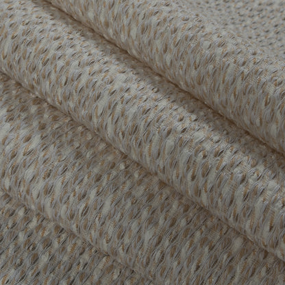 Cream/White/Beige Novelty Blended Tweed Detail