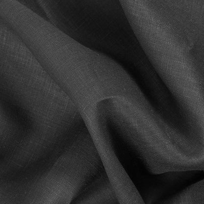 Black Medium-Weight Linen