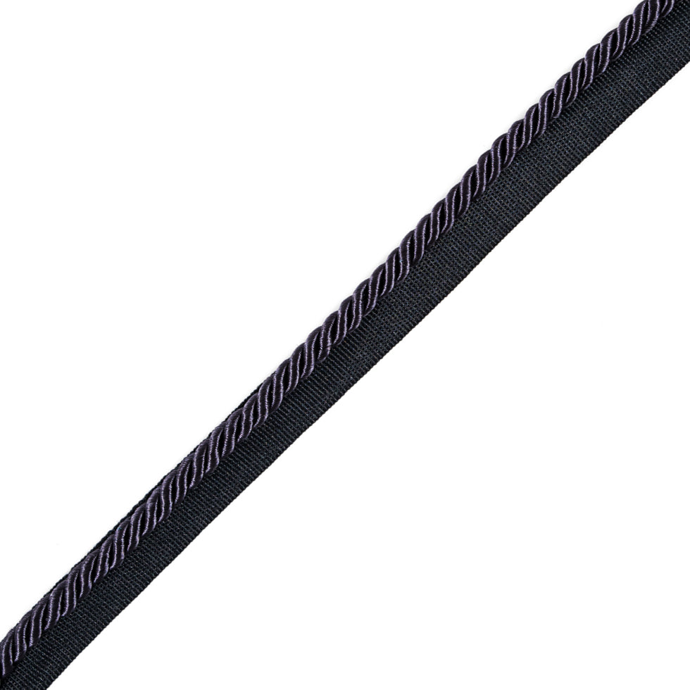 Navy Cotton Blend Twisted Cord Trim - 0.25"