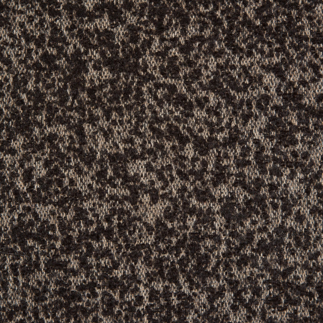 Turkish Coffee/White Swan Spotted Wool Boucle