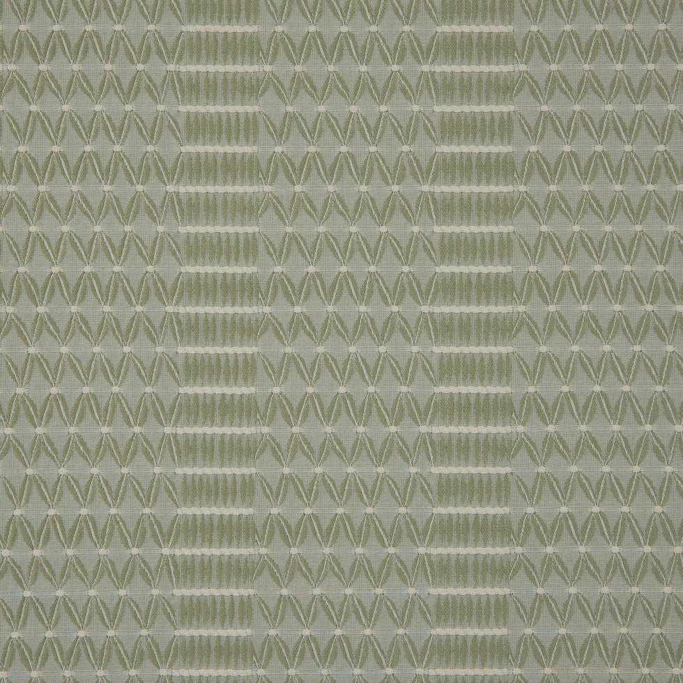 Whisper Green Textural Chevron Striped Woven