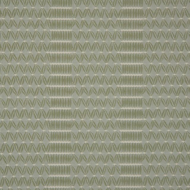 Whisper Green Textural Chevron Striped Woven