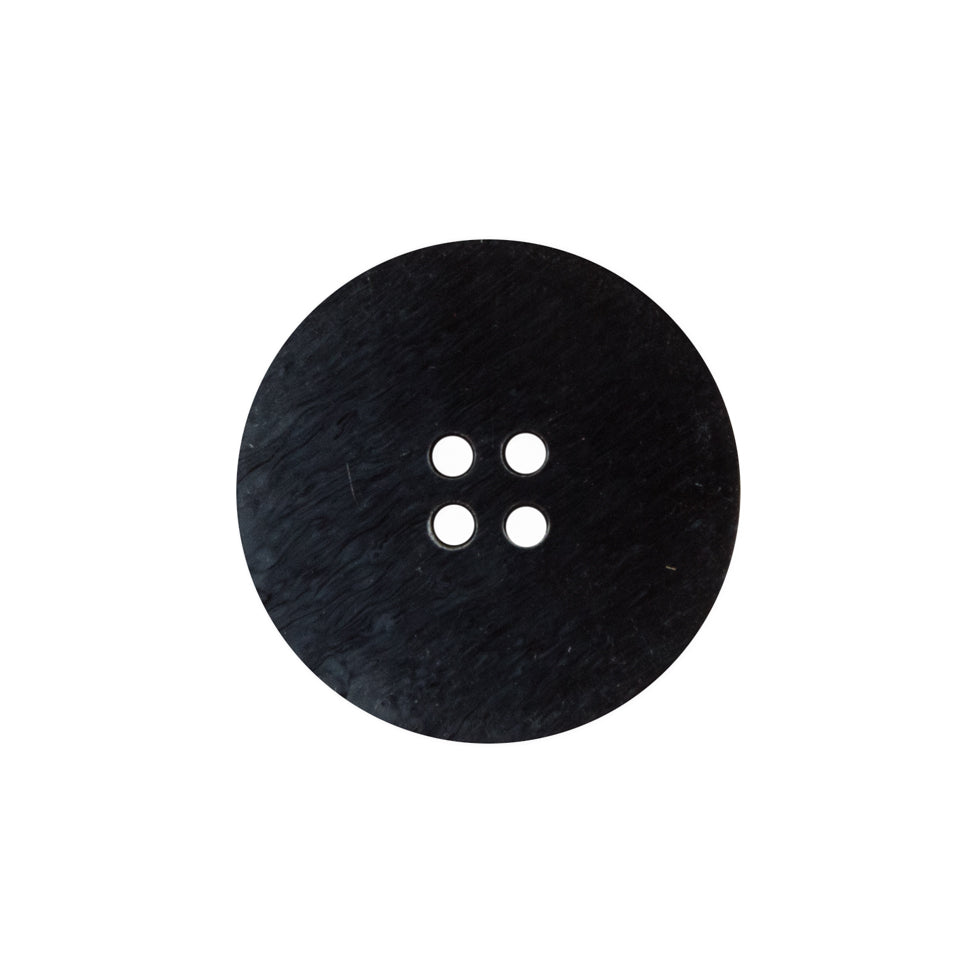 Navy Plastic Coat Button - 32L/20MM - Detail